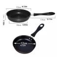 thumbnail image 2 of Iron Skillet Nonstick Frying Pan For Egg Cooking, Oil Heating, Mini Cast Iron Cookware With Smokeless Surface, 2 of 4