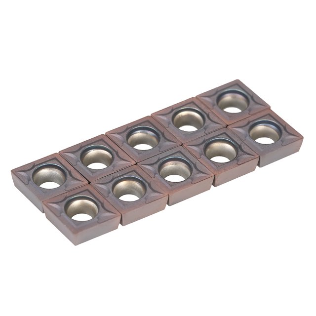 FlyFlise 10pcs/box CCMT09T304 VP15TF Carbide Inserts CCMT 09 T3 /
