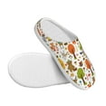 thumbnail image 3 of Yiaed Animals Forest Print Slippers Fuzzy Warm Cozy Slippers Non Slip House Slippers For Indoor Outdoor Slippers House Slippers-13, 3 of 7