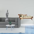 thumbnail image 2 of Escultura de Buda Guan Yin, adorno de piedra, colección Feng Shui, figura femenina, sofá en miniatura de madera, modelo de banco, silla, muebles, 2 of 8