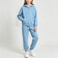 thumbnail image 6 of Vmvidoty Half Zip Drop Shoulder Long Sleeve Tracksuit 2 Piece Activewear Set Sweatsuits Toddler 5-6 Years, 6 of 8