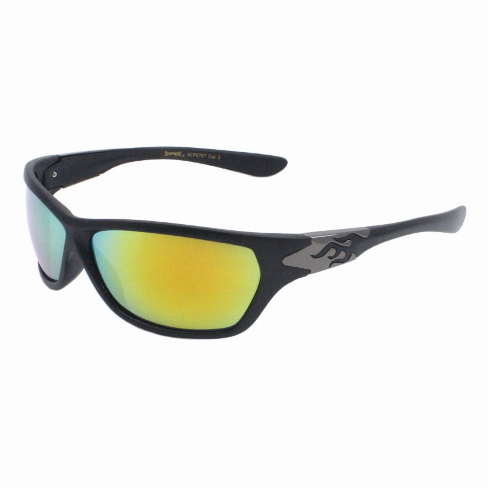 3 Pack Polarized Sports Sunglasses For Men - Wrap Around UV400 Protection For Cycling, Fishing, Driving