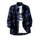 thumbnail image 2 of pstuiky Camisas casuales de manga larga para hombre, Camisa informal de manga larga con botones y cuello vuelto a cuadros para hombre Tops de talla grande para hombre m, 2 of 7