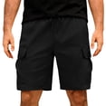 thumbnail image 7 of CHUMUD Men's Cargo Shorts Relaxed Fit Cotton Drawstring Elastic Waist Comfortable Summer Causal Work Shorts Stretchy Shorts with Multi Pockets, 7 of 7