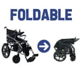 thumbnail image 3 of Alton Mobility - ARTEMIS - Electric Power Foldable Lightweight Wheelchair FDA Approved 265lbs -500W- 13Miles (Black Lithium), 3 of 11