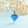 thumbnail image 3 of Heart Crystal Setting Wing Cremation Necklaces for Ash Holder Urn Jewelry for Human Ash Locket, 3 of 6