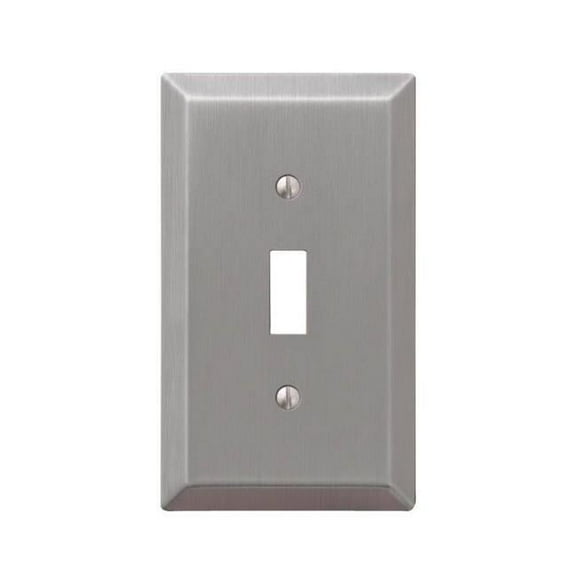 Century 1-Toggle Wall Plate, 1 Gang, Brushed Nickel