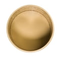 thumbnail image 4 of Floral Metal Planter Pot With 3-Leg Gold Metal Base - White & Gold - 15.75"H x 8.5"W, 4 of 4