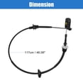 thumbnail image 6 of Automatic Transmission Gear Shift Cable for Ford F-150 for Lincoln Mark LT 2005 2006 2007 2008, 6 of 6