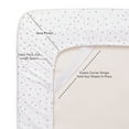 thumbnail image 4 of Kids Fun & Bright Printed Microfiber Sheet Sets, Ultra Soft Fitted Sheets with Straps - Stars, Full Size, 4 of 5