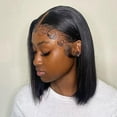thumbnail image 4 of Front Lace Medium Long Bobo Wig, 4 of 5