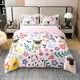 thumbnail image 1 of Ropa de cama de perro para cama doble, rosa Girly Shari Pei impresión 100% algodón funda nórdica para, 1 of 7