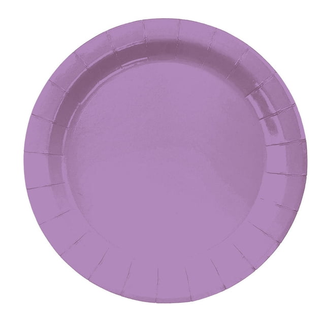 Dipak Plato No. 7 Pastelero Lila 8 Piezas