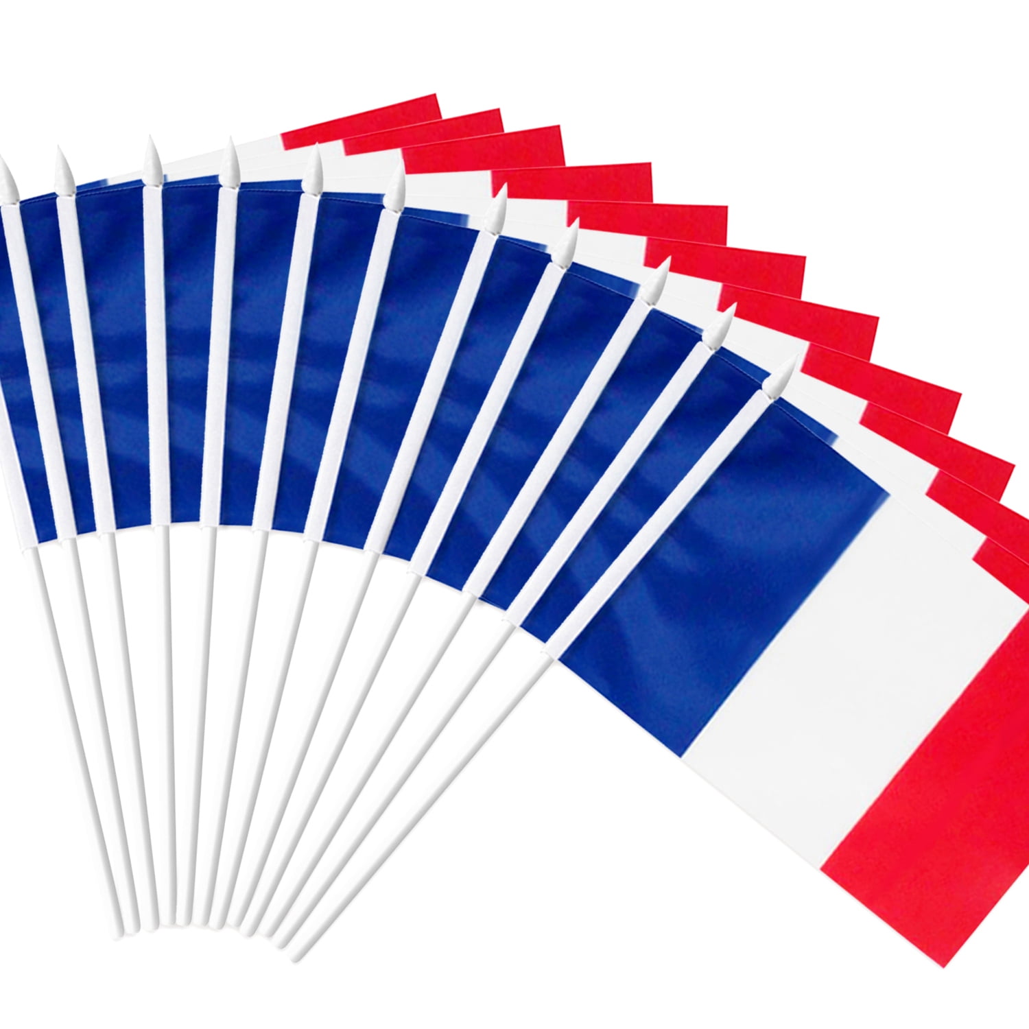 Akachafactory Wimpel Flagge – Frankreich/Nizza, 15x10 Cm, Polyester, Beidseitig Bedruckt