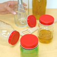 thumbnail image 4 of Southern Homewares Set of 12 Red Mason Jar Lids Small Mouth Size Leak Proof Silicone Seal Festive Colored Lids Kids Fun Lids, SH-10235-S12, 4 of 6
