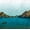 Island Hopping, variant on Elephant Stock Island Hopping Wall Art - Horizontal Multi Panel Canvas - Living Room Wall Decor - Nature Multi Panel - Blue And Yellow Decor - 74" x 37"