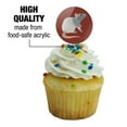thumbnail image 3 of Hooded Rat Cupcake Picks Toppers Decoration Set of 6, 3 of 6
