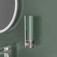 thumbnail image 4 of Dispensador de baño montado en la pared, 450ml, ducha Manual, baño, perforador recargable, contenedor de Gel fluido decorativo para Hotel Almacenamiento y organización del hogar Verde oscuro Inteprter HA063619-01, 4 of 6