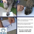 thumbnail image 2 of Protective Boots, 4 Pieces Dog Shoes Non-Slip Soft Sole For Small To Medium Dogs (6#), 2 of 5