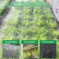 thumbnail image 4 of Garden Mesh Netting Barrier, 10 x 20ft Ultra Fine Insect Bug Netting for Garden Protection, Plant Netting for Vegetable Blueberry Bushes Live Plant Row Cover Screen Protection, White, 4 of 6