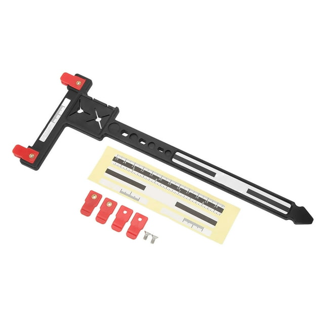 Flecha Mediciónica de la Regla T, Ajuste de Flecha T Accesory de Archivo Pláctroo Encontro Con Tirnes para recurve