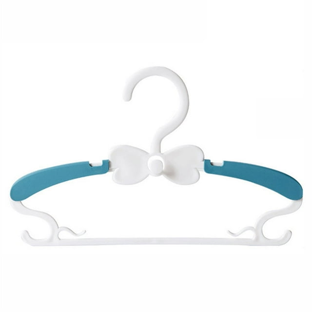 10pcs Cintre Antidérapant pour Enfants Porte-Vêtements Sans Traces Multifonctions