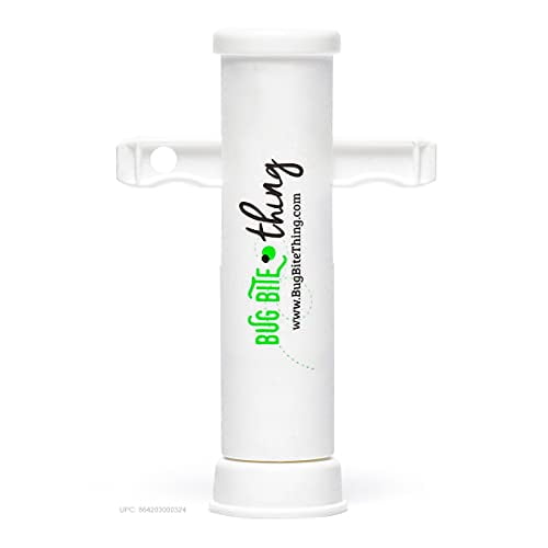 Bug Bite Thing Suction Tool, Poison Remover - Bug Bites and Bee/Wasp Stings, Natural Insect Bite Relief, Chemical Free - White/Single