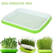 HOTBEST Seed Sprouter Tray BPA Free PP Soilless Big Capacity Healthy Wheatgrass Soybean Mung Soilless Nursery Pot Sprout Grower with Lid