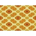 thumbnail image 1 of Ahgly Company Machine Washable Indoor Rectangle Transitional Neon Orange Area Rugs, 2' x 3', 1 of 7