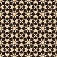 thumbnail image 1 of Ahgly Company Machine Washable Indoor Square Transitional Black Brown Area Rugs, 5' Square, 1 of 7