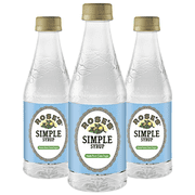 Rose’s Simple Syrup 3 Pack 12 OZ Bottle, | Perfect for Cocktails, Beverages, and Mixers