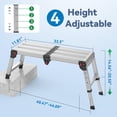 thumbnail image 3 of Taburete plegable Work Platform Loyoda, 500 kg de capacidad, 3 of 6