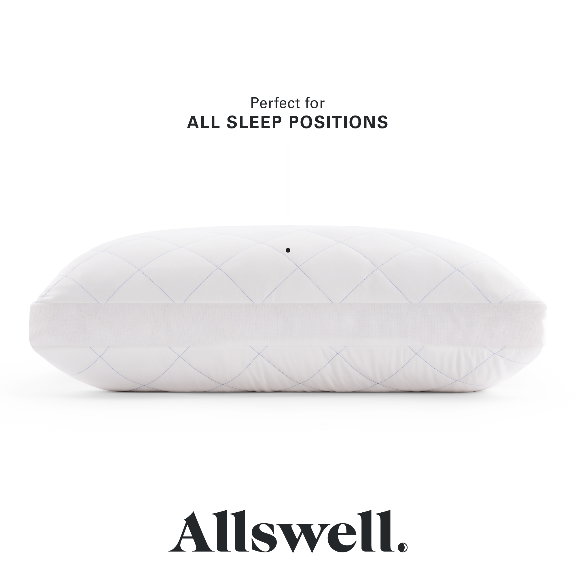 Allswell Cool Lux Bed Pillow, 2 Pack Standard/Queen photo 8