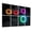 Color 4, variant on 8 Pack Art Acoustic Panels Sound Absorbing Abstract Glowing Blue Lights Connections Decorative Soundproof Wall Panels Self Adhesive for Nursery Game Room Bedroom 48"x32"