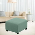 thumbnail image 3 of Funda cuadrada Funda antideslizante Taburete de almacenamiento plegable de muebles Espuma se la la adaptaciónción inferior elás 22verde BLESIY fundas otomanas, 3 of 8