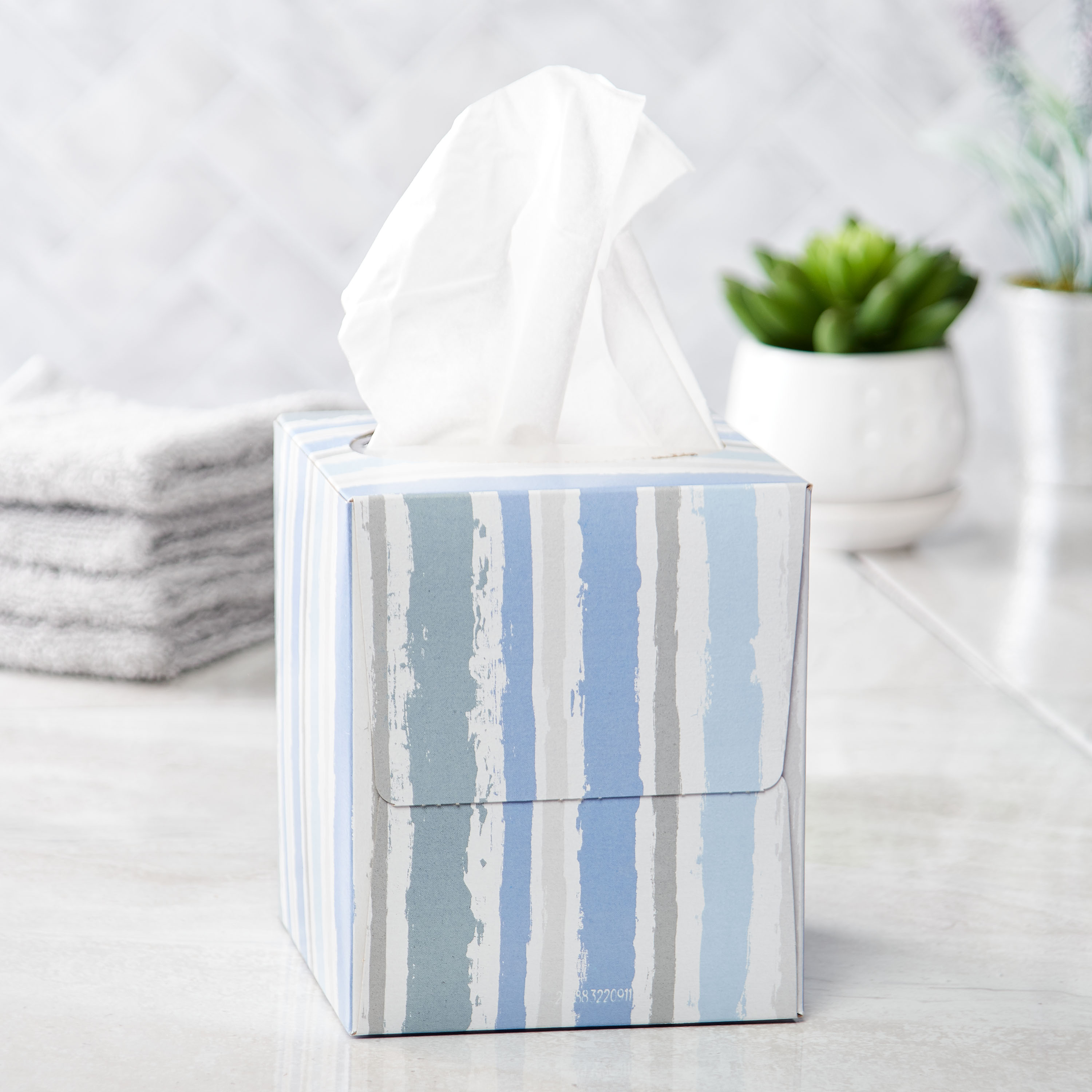 (4 pack) (4 Pack) Great Value Everyday Soft Facial Tissues, 2 Ply, 80 Count