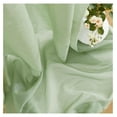 thumbnail image 6 of saney 2 Piece Semi-Sheer Voile Window Curtain Grommet Panels for Bedroom (54" W x 95" L, Sage Green), 6 of 8