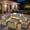 Diamond Blue, variant on XIZZI 10 Pieces Outdoor Patio Furniture All Weather PE Rattan Conversation Set Waterproof Patio Sectional Sofa Chair Set with Wicker Fire Pit Table for Backyard, Dark Gray