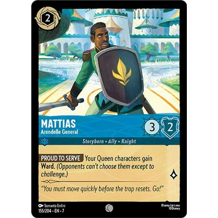 Disney Lorcana Archazia's Island Common Mattias - Arendelle General #155