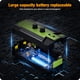 thumbnail image 3 of Radio de emergencia, radios meteorológicas Puiuisoul de 4000 mAh con manivela y carga solar, linterna LED de 3 engranajes, alarma SOS, banco de energía portátil, AM/FM/NOAA, lámpara de lectura con sen, 3 of 5