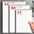 thumbnail image 2 of WWS-A4 Notebooks for School – 7mm College Ruled Lined Paper Notebooks, 80 Sheets – School Notebooks for Students, Office, College – Durable Spiral Bound for Writing Note Taking, 2 of 4
