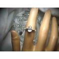 thumbnail image 6 of HeartsAndYou Solitaire Women Engagement Ring for Women 1.5ct Pear Cut Moissanite 18k White Gold Over Silver, 6 of 9