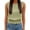 Green, variant on Women's Sleeveless Casual Summer Tank Tops Boho Cami Slim Fit Smocked Bottom Shirts