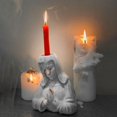 thumbnail image 4 of Hot sale! Crying Halloween Candle Holder, Crying Mary Candle Holders For Pillar Candles, Candlestick Holders Sheds Red Candle Tears Decor Popular! Halloween, 4 of 5