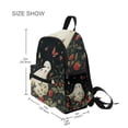 thumbnail image 3 of FORMRS School Backpack with Front Zippered Pocket 12" Student Travel Daypack, Happy Ghost, 3 of 6