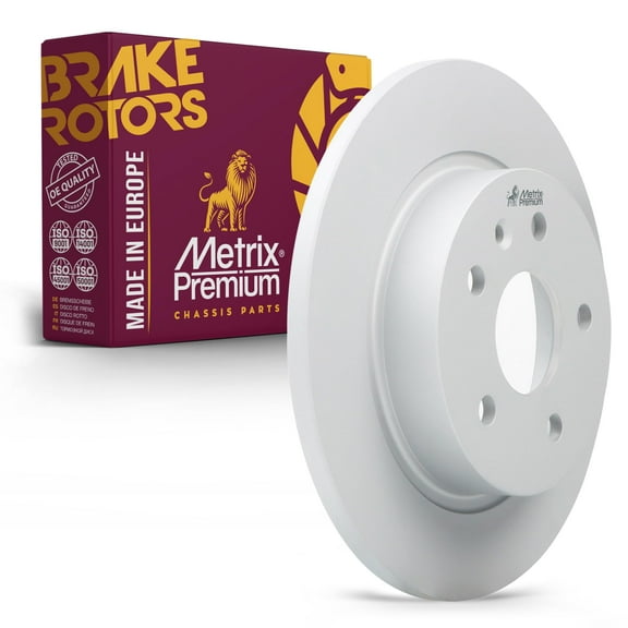 Metrix Premium Chassis Parts -Rear Coated Solid Disc Brake Rotor Fits Buick Encore,Chevrolet Trax,Chevrolet Cruze Limited,Chevrolet Sonic,Chevrolet Cruze