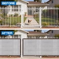 thumbnail image 2 of 3'x16' Grey Balcony Privacy Screen Fence Cover, UV Protection Weather-Resistant 3 FT Height Shield for Deck, Patio, Backyard, Outdoor Pool, Porch, Railing, 2 of 6