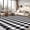 5'6" x 7'6" (Rectangular), variant on Buffalo Plaid Rug 3' x 5' Black and White Check Rugs Indoor Outdoor Buffalo Checked Hand-Woven Carpet for Porch/Kitchen/Entry Way/Living Room/Dining Room (Plaid, 3' x 5')