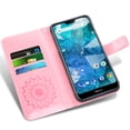 thumbnail image 2 of Compatible with Nokia 7.1 Case, PU Leather Nokia 7.1 Wallet Case with RFID Blocking, 2 in 1 Magnetic Detachable Flip Slim Cover Case for Nokia 7.1, Rose Gold, 2 of 5