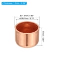 thumbnail image 2 of Uxcell 3/4 Inch ID Copper Pipe End Cap, 4 Pack Copper Fitting Cap Sweat Plug Solder Connection for HVAC, Air Conditioner, 2 of 6